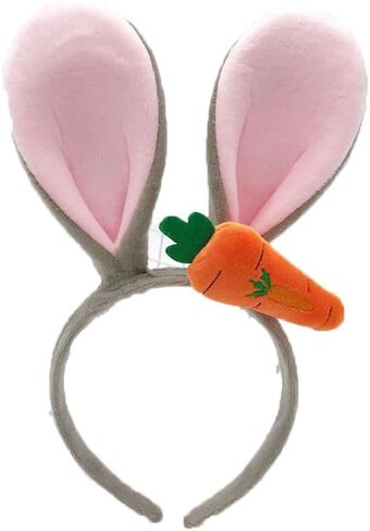 Judy Hopps Cosplay Costume Nick Wilde Costume Ears Adults Headband Bunny and Fox Headwear for Halloween Party in Saudi Arabia
