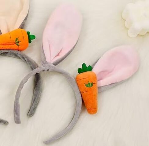 Judy Hopps Cosplay Costume Nick Wilde Costume Ears Adults Headband Bunny and Fox Headwear for Halloween Party in Saudi Arabia