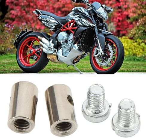 Motorcycle Solderless Nipples, 6mm/0.2in Solderless Cable Nipple Universal Metal Brake Line Throttle Choke End Accessory in Kuwait