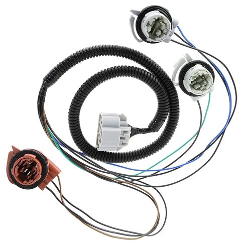 ASTROSYNC Tail Light Wiring Harness Driver Side Rear Left Fit for Chevy Chevrolet Silverado GMC Sierra 1500 2500 3500 1999 2000 2001 2002 2003 2004 2005 Replace 88986854 in Kuwait