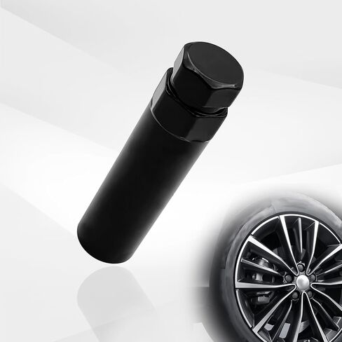 Large 6 Spline Lug Nut Socket, Car Wheel Lock Removal Tool Replacement for Aftermarket 6 Spline Lug Nut, Fit for 21mm (13/16") and 22mm (7/8") Hex Socket Wrench (Black) in Kuwait