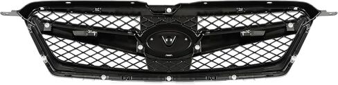 HECASA Front Bumper Grille Compatible with 2010-2012 Subaru Legacy 91121AJ03B SU1200142 Silvery+Balck Assembly Grill in Saudi Arabia