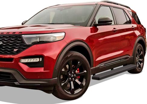 Tuxtreme Running Boards 6 inches Matte Black Compatible with Ford Explorer 2020-2026 Sport Utility 4-Door Stainless Steel (Nerf Bars Side Steps Side Bars) in Kuwait