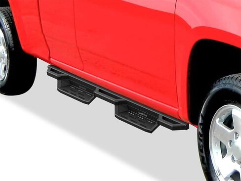 APS Stainless Steel 6.5in Nerf Bars Pocket Steps Square Tube Rocker Guards Compatible with Ford Ranger Super Cab 4-Door 99-11 in Saudi Arabia