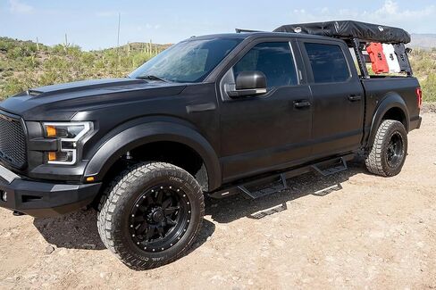 لوحات الجري Magnum RT Gen 2 Drop Steps باللون الأسود متوافقة مع الهيكل الجديد Double Cab 2019-2026 Silverado Sierra 1500 و2020-2026 2500/3500 HD in Kuwait