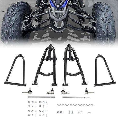 Front A-Arms +2" Wider Extender Compatible with 2001-2005 Yamaha Raptor 660R YFM660R/ SE Adjustable in Kuwait