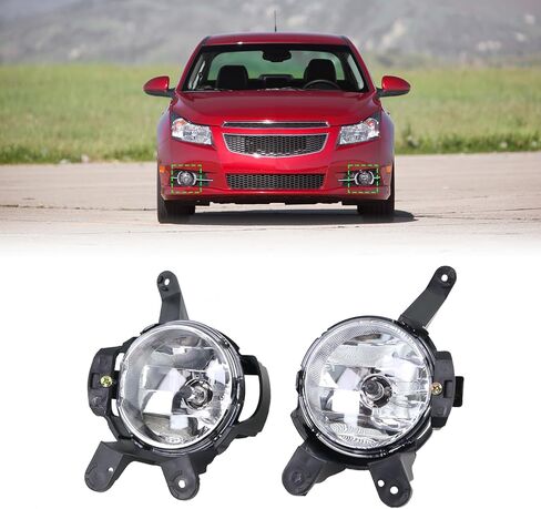 Right Passenger Side Fog Lights Compatible With 2011-2015 Chevy Cruze 2016 chevy cruze limited Replace#95169825 GM2593300 in Saudi Arabia