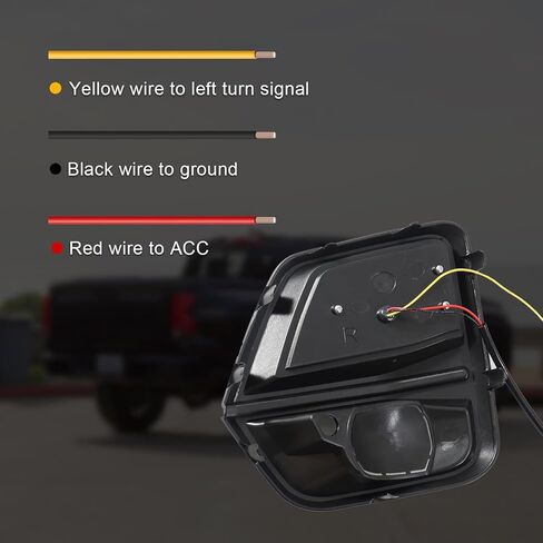 GearUp DRL Turn Signals for Chevy Colorado 2023-2026 Fog Lights Bezel White Daytime Running Lights Sequential Amber Turn Signals(Not Fit ZR2) in Saudi Arabia