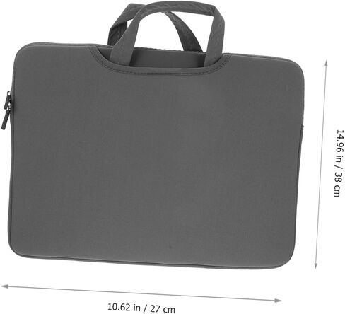 Laptop Handbag for Travel Storage Pouch Double Zippers Shockproof for Laptops Portable Carrying Case for Business and School Use in Kuwait