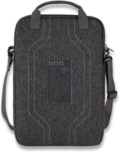 Higher Ground 14IN-15IN Elements Plus, Grey. Top Load Sleeve for Chromebooks, Tablets, Notebooks with Coated Fabric, Exterior Pocket & Removable Shoulder Strap Easily Slips in Backpack. in Saudi Arabia