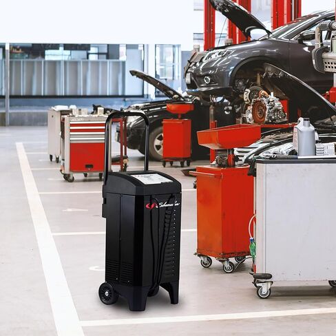 Schumacher Electric Wheeled Automatic 6A Car Battery Charger and 200A Engine Starter, 4-in-1 Solution, Maintainer, 40A Boost, for 12V Power Sport, Automotive, and Marine Batteries, SC1285 in Kuwait