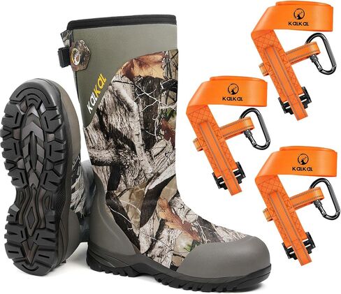 Kalkal Hunting Boots for Men with 800g Insulation with Heavy-Duty Tree Stand Harness Strap in Kuwait