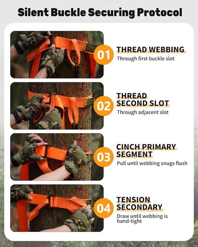 Kalkal Hunting Boots for Men with 800g Insulation with Heavy-Duty Tree Stand Harness Strap in Kuwait