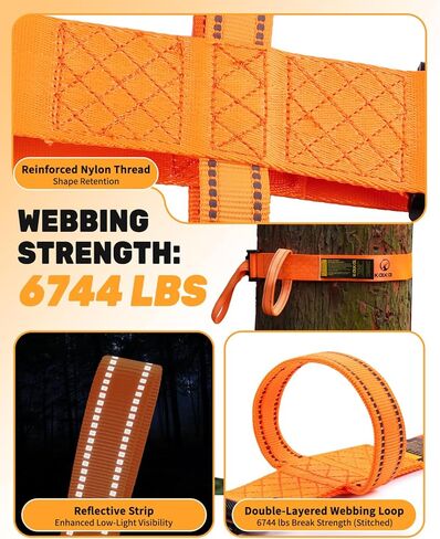 Kalkal Hunting Boots for Men with 800g Insulation with Heavy-Duty Tree Stand Harness Strap in Kuwait