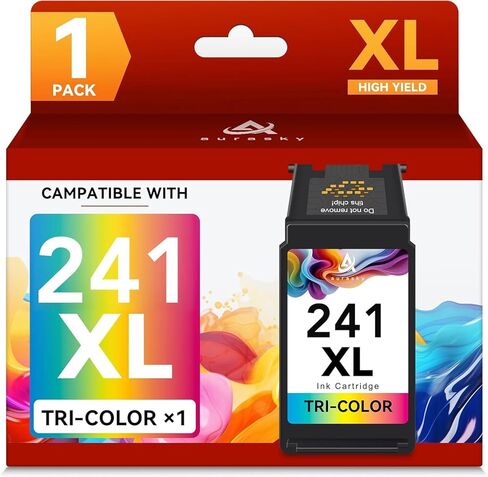 خرطوشة حبر سوداء AURASKY 240XL متوافقة مع Canon 240XL 240 XL PG-240 PG-240XL 240 حبر لطابعة PIXMA MG3620 MG3600 TS5120 TS5100 MG3220 MG3520 MX472، 600 صفحة (1 أسود) in Saudi Arabia