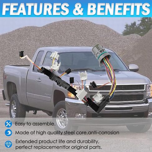 6-Speed Transmission Wiring Harness Compatible with Allison 1000/2000/2400 (2006-2009) Internal Harness 29543336 | Replaces 350-0087, 121446C | Duramax 7-Solenoid Type in Kuwait