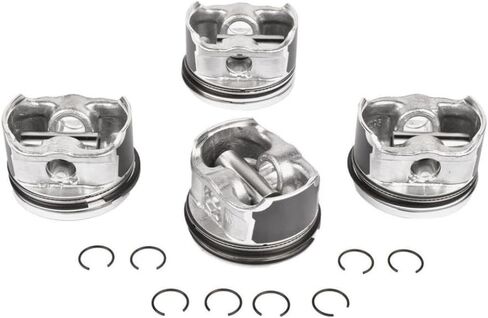 4 Set Pistons And Rings Kit 06B107099AG 06B107065F VW06B107065F Compatible With A3 A4 AWW AWP AUG AWM 1.8T in Saudi Arabia
