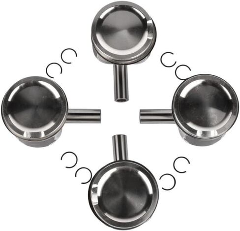 4 Set Pistons And Rings Kit 06B107099AG 06B107065F VW06B107065F Compatible With A3 A4 AWW AWP AUG AWM 1.8T in Saudi Arabia