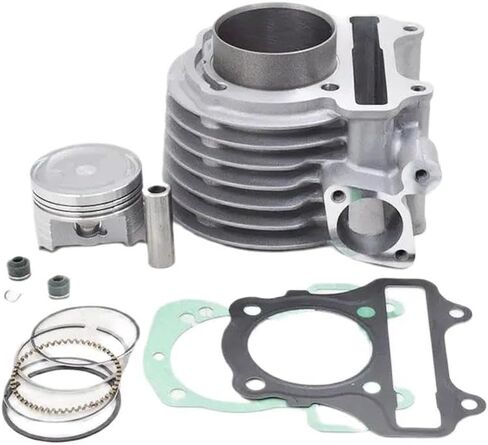 مجموعة حشية حلقة المكبس للدراجة النارية 52.4 مم متوافقة مع موديلات ELITE 125 EX 125 K69 2020 - تحل محل 12100-K69-600 13101-K69-600 in Kuwait