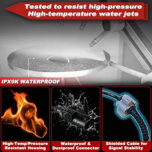 مستشعر سرعة عجلة ABS قطعة واحدة: أمامي يسار ويمين متوافق مع شيفروليه 2007-12 سيلفرادو 1500 V8 6.0L V8 5.3L V8 6.2L، GMC 2007-09 Sierra V8 5.3L V8 6.2L، كاديلاك 2007-14 إسكاليد V8 6.0L V8 6.2L in Kuwait