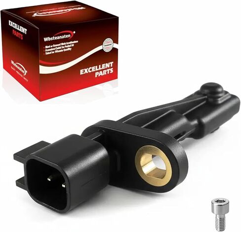 ABS Wheel Speed Sensor 1Pc: Rear Left & Right Compatible with Jeep 2007-2017 Wrangler V6 3.6L/3.8L, 2018 Wrangler JK V6 3.6L, 2008-2012 Liberty V6 3.7L, Dodge 2007-2011 Nitro V6 3.7L/4.0L in Kuwait