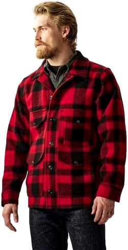 Filson Mackinaw Wool Cruiser Jacket Charcoal in Kuwait