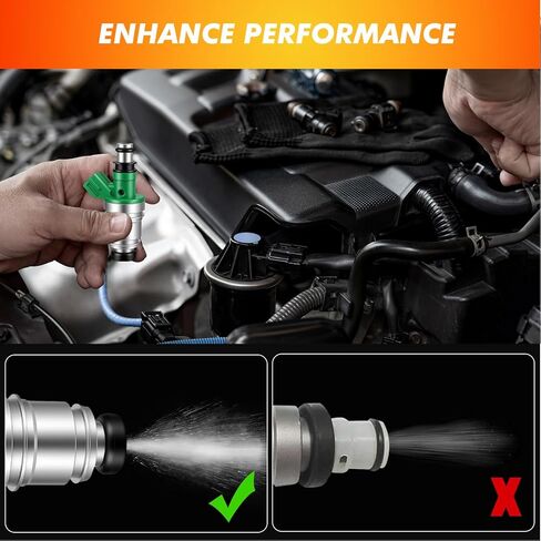 1999-2005 Set of 6 Fuel Injectors Compatible for Suzuki Grand Vitara 1999-2005 Vitara 2004 2.5L V6, for Chevrolet Tracker 2001-2004 2.5L V6 Replace 15710-67D00 FJ346 91176152 in Saudi Arabia