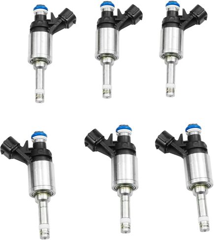 6pcs 16600-6KA0A Fuel Injectors Fit for 2016 2017 2018 2019 2020 Nissan Pathfinder Infiniti JX35 QX60 3.5L Replacement for 166006KA0A FJ1548 in Kuwait
