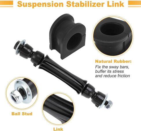 رقم K700432/K700538/K200222 قطعتان من وصلات شريط التأرجح الأمامي مجموعة البطانات المثبت لمجموعة كاديلاك إسكاليد لسيارة تشيفي سيلفرادو سوبربان تاهو لمجموعة تعليق جي إم سي سييرا يوكون in Saudi Arabia