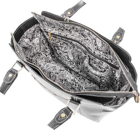 McKlein ALICIA, Leather Ladies' Tote with Tablet Pocket, Laptop Bag for Women Lightweight Leather, Computer Tote Bag in Kuwait