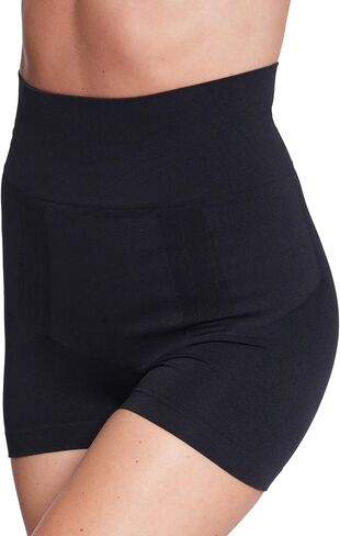 Women High Rise Tummy Control Thigh Compression Inseams Elastane Shorts for Biker Yoga Running Gym and Workout in Saudi Arabia