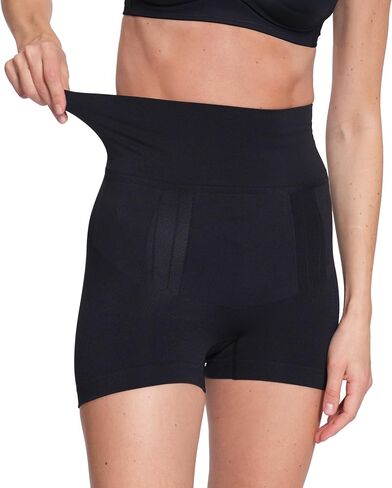 Women High Rise Tummy Control Thigh Compression Inseams Elastane Shorts for Biker Yoga Running Gym and Workout in Saudi Arabia