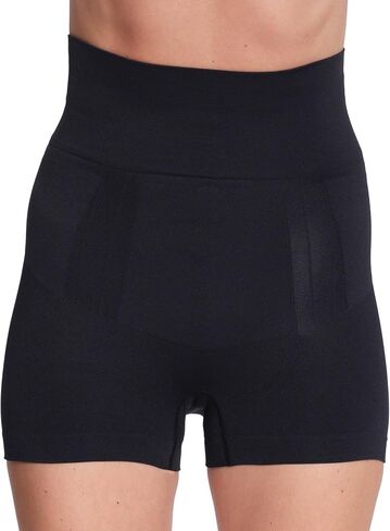 Women High Rise Tummy Control Thigh Compression Inseams Elastane Shorts for Biker Yoga Running Gym and Workout in Saudi Arabia