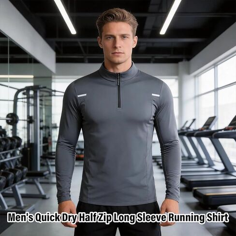 Long Sleeved Cycling Jacket, Spring Sports Windproof Full Zipper, Outdoor Cycling Equipment (Gray, L) in Saudi Arabia