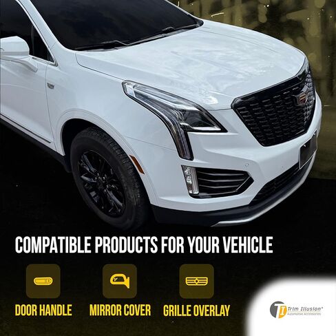 Gloss Black Chrome Delete Wheel Skin Rim Cover Hubcaps | 18 Inch Snap-On | Cadillac XT5 2020-2025, XT6 2021-2025, Set of 4 | WSK708-18BLK in Kuwait