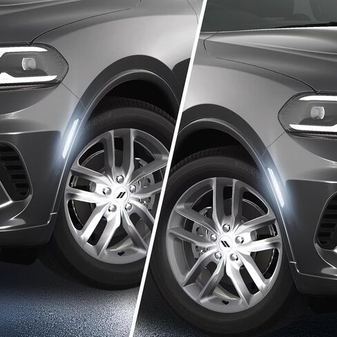 D-Lumina Smoked Lens 2-Row Full LED Side Marker Light Compatible with Dodge Durango 2021 2022 2023 2024 2025, Front Bumper LED Side Lights LED Turn Signal Light Kit White for Driver & Passenger Side in Saudi Arabia