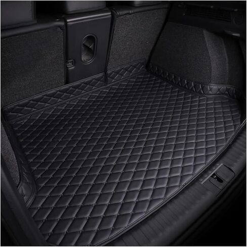 Car Trunk Mat Cargo Liner for Hyundai Creta 2016-2021 2022 2023 2024 2025 2026, All-Weather Waterproof Trunk Protector, Non-Slip Heavy-Duty Cargo Mat, Leather Boot Mat Interior Accessories in Saudi Arabia