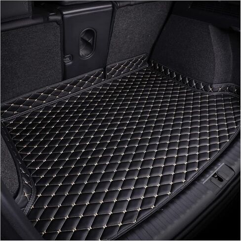 Car Trunk Mat Cargo Liner for Hyundai Creta 2016-2021 2022 2023 2024 2025 2026, All-Weather Waterproof Trunk Protector, Non-Slip Heavy-Duty Cargo Mat, Leather Boot Mat Interior Accessories in Saudi Arabia