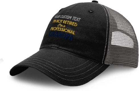 Richardson Soft Mesh Cap Hat Embroidered Gold Professional Grandpa Grandfather Trucker Hats for Men & Women in Saudi Arabia