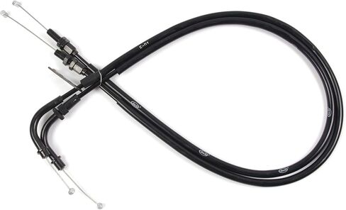 Arashi Throttle Cable for Suzuki GSXR 600 750 2006-2010, Stainless Wire Line and Rubber Motorcycle Replacement Accessories Parts Black in Kuwait
