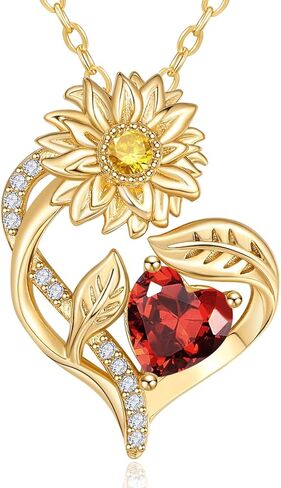 Birthstone Necklace for Women Birthday Gift for Her Birth Stone Necklace for Womens Necklaces in Saudi Arabia