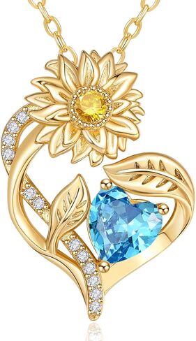 Birthstone Necklace for Women Birthday Gift for Her Birth Stone Necklace for Womens Necklaces in Saudi Arabia