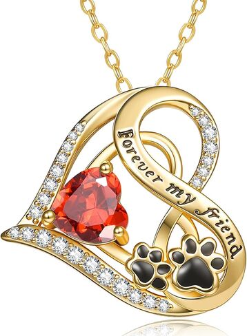 Birthstone Necklace for Women Birthday Gift for Her Birth Stone Necklace for Womens Necklaces in Saudi Arabia