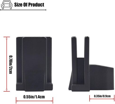 2PCS Rear Center Console Cup Holder Latch Clips Compatible with Chevrolet Silverado Tahoe Suburban 2000 2001 2002 2003 2004 2005 2006 2007 Year, for 88934982 in Kuwait