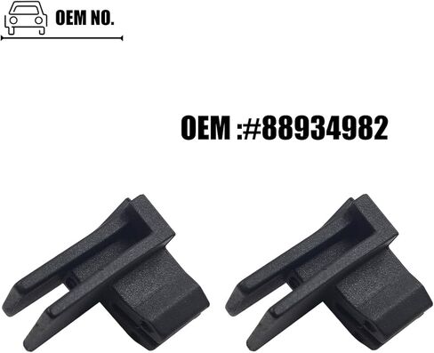 2PCS Rear Center Console Cup Holder Latch Clips Compatible with Chevrolet Silverado Tahoe Suburban 2000 2001 2002 2003 2004 2005 2006 2007 Year, for 88934982 in Kuwait
