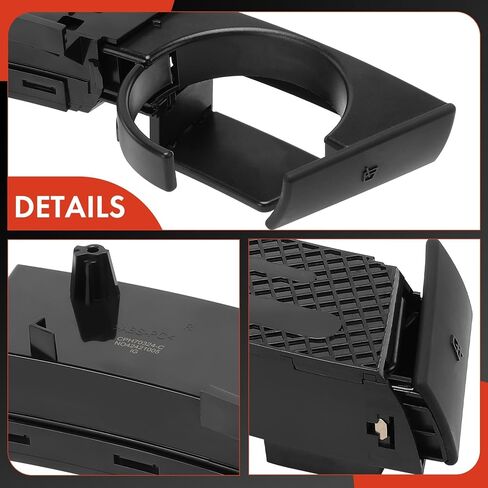 A-Premium Cup Holder Compatible with BMW Z4 2003-2008, Right Side, Black, Replace# 51457070326 in Saudi Arabia