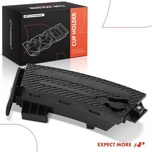 A-Premium Cup Holder Compatible with BMW Z4 2003-2008, Right Side, Black, Replace# 51457070326 in Saudi Arabia