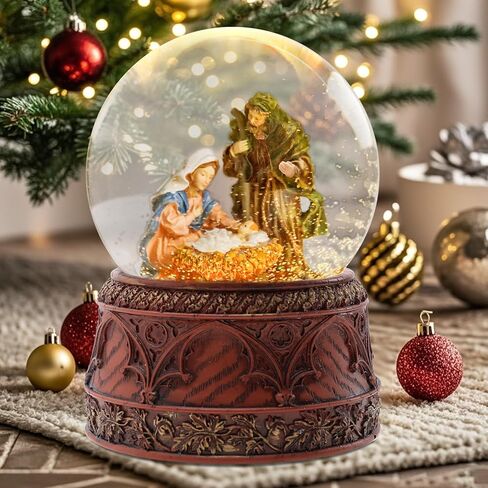 عيد الميلاد سنو غلوب الموسيقية - رجل الزنجبيل سنو غلوب كاندي هاوس عيد الميلاد المياه سنو غلوب LED ضوء تغيير صندوق الموسيقى ديكور المنزل عيد الميلاد للأطفال in Kuwait