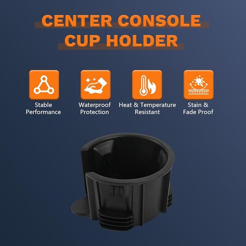 حامل أكواب وحدة التحكم المركزية متوافق مع لاند روفر رينج روفر LR2 LR3 LR4 رينج روفر سبورت يستبدل LR021330 LR087454 قطعتان in Kuwait