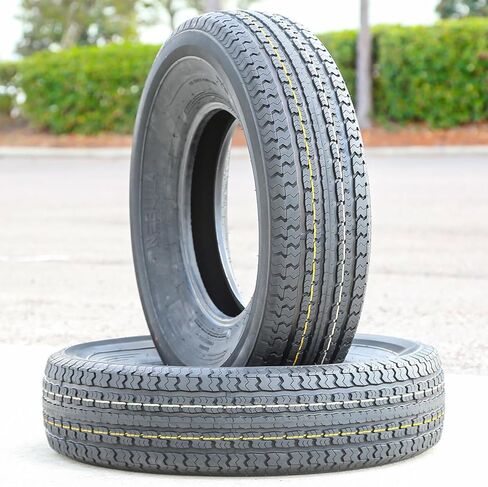 Set of 2 (TWO) Nebula ST Radial N' 001 Semi-Steel Semi-Steel Radial Tires-ST205/75R15 205/75/15 205/75-15 111/106L Load Range E LRE 10-Ply (Thailand) BSW Black Side Wall in Kuwait